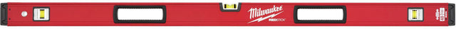Wasserwaage REDSTICK Premium 120 cm MILWAUKEE – SHARPSITE Libelle, BACKBONE Metallblock