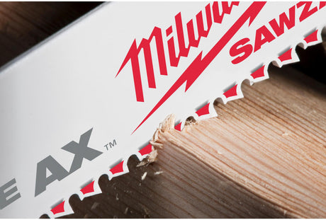 MILWAUKEE Säbelsägeblatt 150 mm, 5 mm Zahnteilung, 25 Stück – Bi-Metall für Holz mit Nägeln