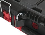 MILWAUKEE PACKOUT™ Koffer 411x561x165 mm Polymer schwarz-rot – IP65, Metallverstärkt