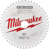 MILWAUKEE Kreissägeblatt 160 mm Z24 WZ – Dünne Schnittbreite für Akku-Handkreissägen