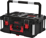 MILWAUKEE PACKOUT™ Koffer 411x561x165 mm Polymer schwarz-rot – IP65, Metallverstärkt