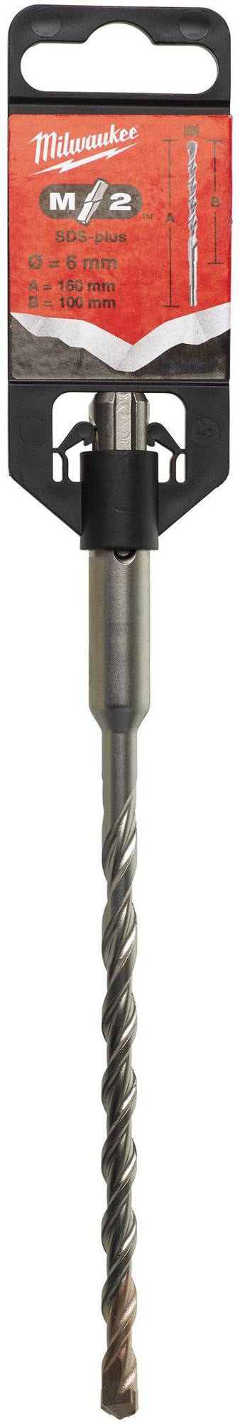 MILWAUKEE Hammerbohrer M2 SDS-plus Ø5 mm, Arbeitslänge 50 mm, Gesamtlänge 110 mm