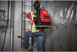 MILWAUKEE PACKOUT™ Werkzeugrucksack 292x381x508 mm Ballistic-Nylon schwarz-rot