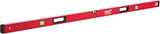 Wasserwaage REDSTICK Premium 120 cm MILWAUKEE – SHARPSITE Libelle, BACKBONE Metallblock