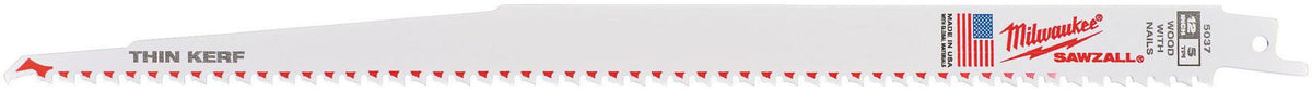 MILWAUKEE Säbelsägeblatt Universal 150 mm Bi-Metall 5 TPI für Holz mit Nägeln
