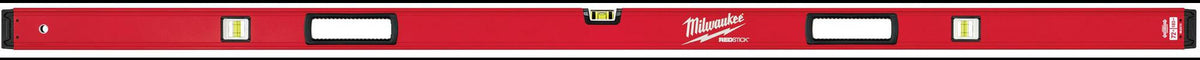 Wasserwaage REDSTICK Premium 120 cm MILWAUKEE – SHARPSITE Libelle, BACKBONE Metallblock