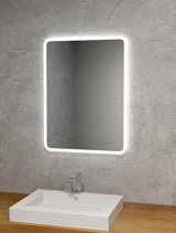 AS Armonia LED-Leuchtspiegel 45 x 70 cm – umlaufende Ambientebeleuchtung, 4000K Neutral-White