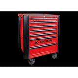 KING TONY Profi-Werkzeuge - Werkzeugwagen mit 7 Schubladen - Rot 876347B