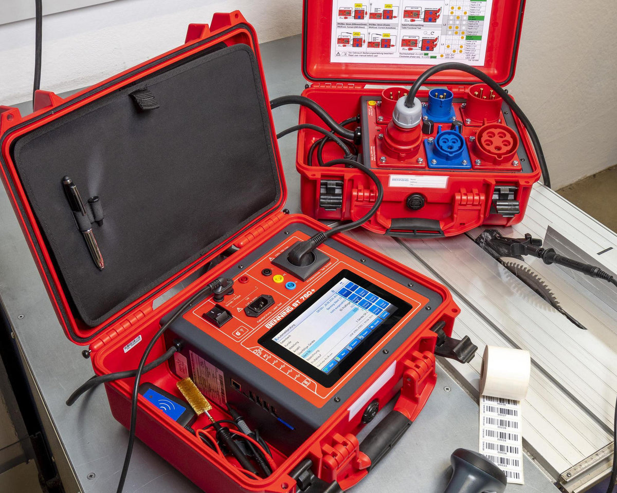 BENNING Gerätetester-Set ST 760+ SET mit MA 4 Messadapter, Software und Zubehör für normkonforme Prüfungen