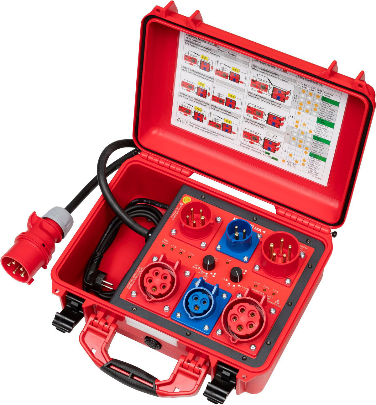BENNING Gerätetester-Set ST 760+ SET mit MA 4 Messadapter, Software und Zubehör für normkonforme Prüfungen