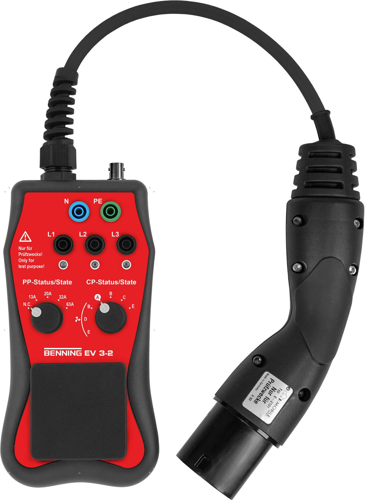 BENNING Gerätetester-Set IT 200 + EV 3-2 – Normkonforme Prüfung von Elektroanlagen & Wallboxen im L-Boxx Koffer