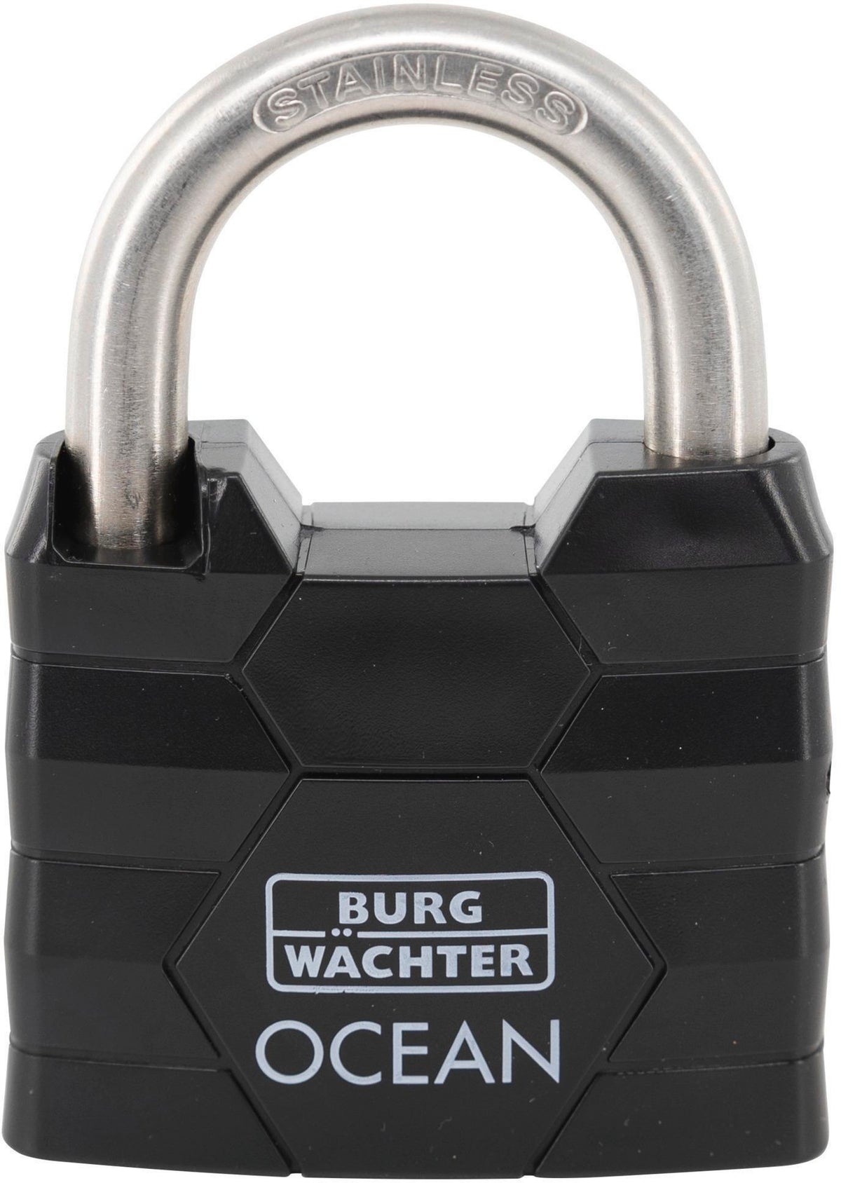 BURG-WÄCHTER Zylindervorhangschloss 490 NI 30, Messing, seewasserfest, 10er-Pack