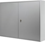 BURG-WÄCHTER Schlüsselschrank 6850/100 PZ mit Profilzylinder, 100 Haken, Stahl, grau, 550x377x80 mm