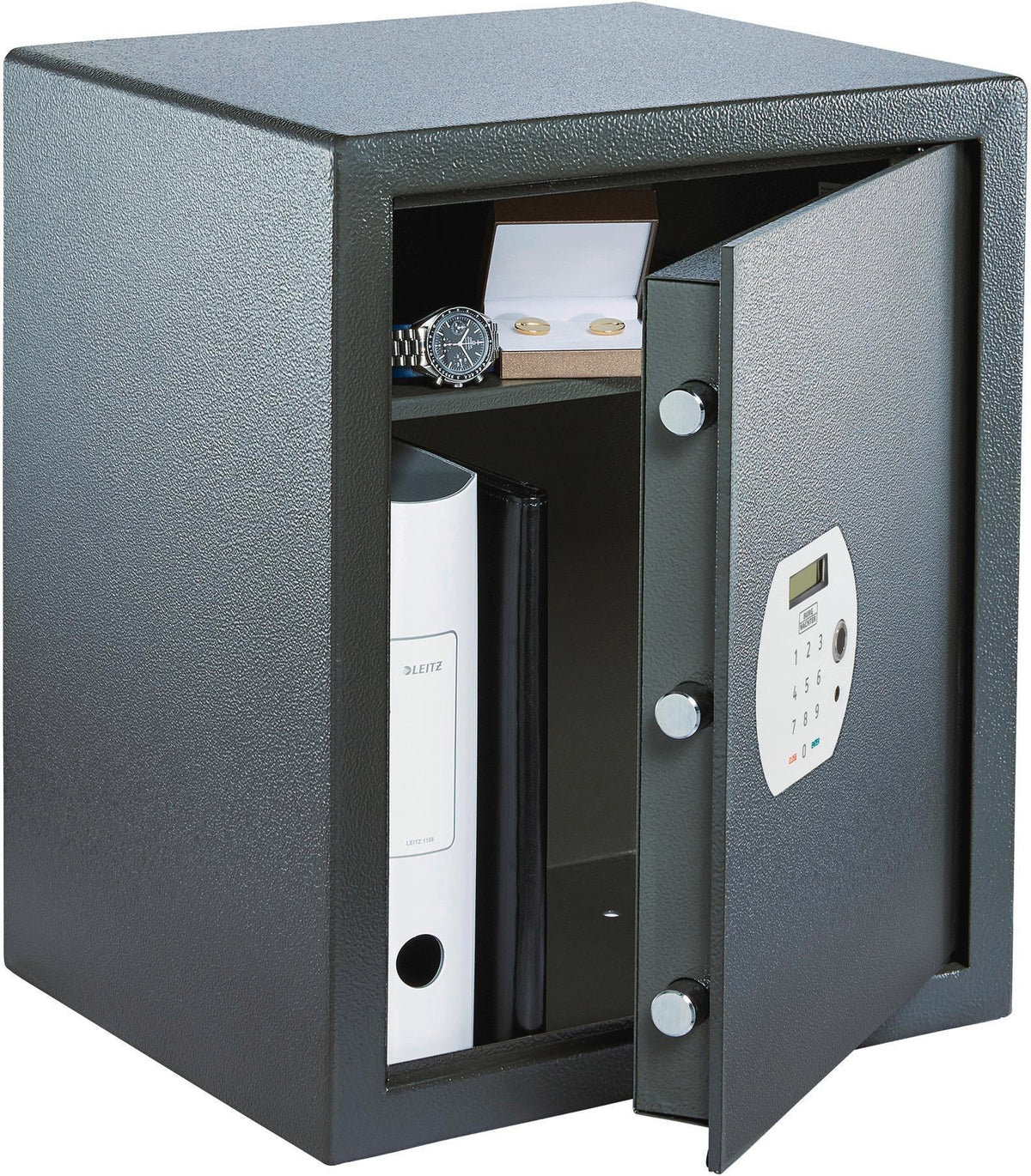 BURG-WÄCHTER Möbeltresor Pure-Safe PS 110 E – Elektronikschloss, 6,7 l, anthrazit
