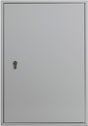 BURG-WÄCHTER Schlüsselschrank 6850/100 PZ mit Profilzylinder, 100 Haken, Stahl, grau, 550x377x80 mm