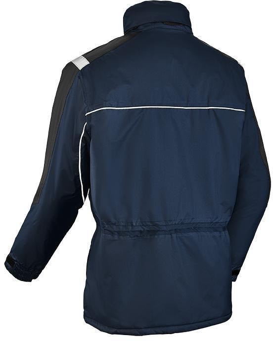 TEXXOR Winterparka AALBORG marine/schwarz – Wind- und wasserdicht mit Reflexpaspel