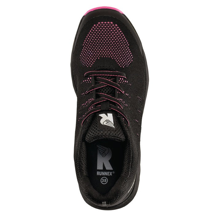 RUNNEX GirlStar 5180 Damen-Sicherheitsschuh S1P SRC, schwarz/pink, Gr. 36