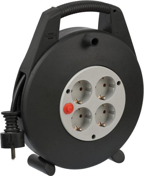 BRENNENSTUHL Kabelbox 10m H05VV-F 3x1,5 mm² mit 4 Schutzkontaktsteckdosen