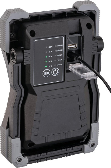 BRENNENSTUHL Akku-LED-Strahler RUFUS 30 W 3000 lm IP65 mit Powerbank-Funktion