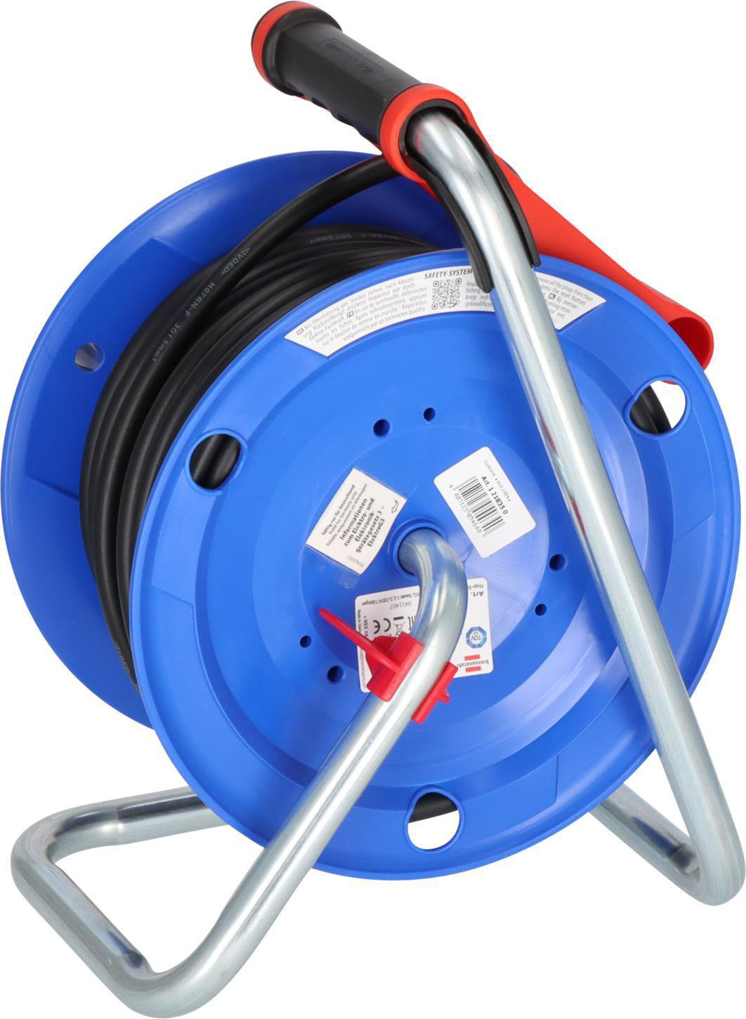 Brennenstuhl Kabeltrommel Garant 40m H07RN-F 3x1,5mm² mit 3 Schutzkontaktsteckdosen und cablepilot