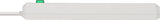 BRENNENSTUHL Steckdosenleiste Eco Line 16 A 250 V, 3 Steckdosen, 1,5 m H05VV-F, weiß