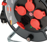 Brennenstuhl Kabeltrommel 320 KU 4200 40m Gummi-Neopren 3x2,5mm² IP44 mit 5 Schutzkontaktsteckdosen