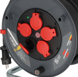 Brennenstuhl Kabeltrommel 320 KU 4200 40m Gummi-Neopren 3x2,5mm² IP44 mit 5 Schutzkontaktsteckdosen