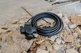 Brennenstuhl Schutzkontaktverlängerung 10 m H07RN-F, 3x1,5 mm², IP44, Vollgummi, 3-Wege-Kupplung