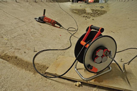 Brennenstuhl professionalLINE SteelCore Kabeltrommel 40m Gummi 4 Steckdosen IP44