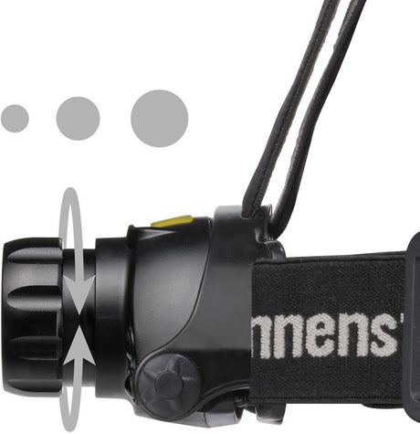 BRENNENSTUHL Akku-LED-Kopflampe SL 401 AF 400 lm IP44 mit Infrarot-Sensor und Rotlicht