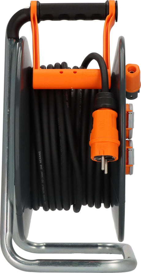 Brennenstuhl professionalLINE SteelCore Kabeltrommel 40m Gummi 4 Steckdosen IP44