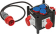 BRENNENSTUHL Stromverteiler 400V/16 A – 3xCEE400V + 3x230V, IP44, mobiler Endverteiler