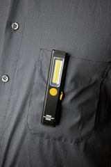 BRENNENSTUHL LED-Akkuhandleuchte PL 200 A – 200 lm, COB LED, Magnet & Clip