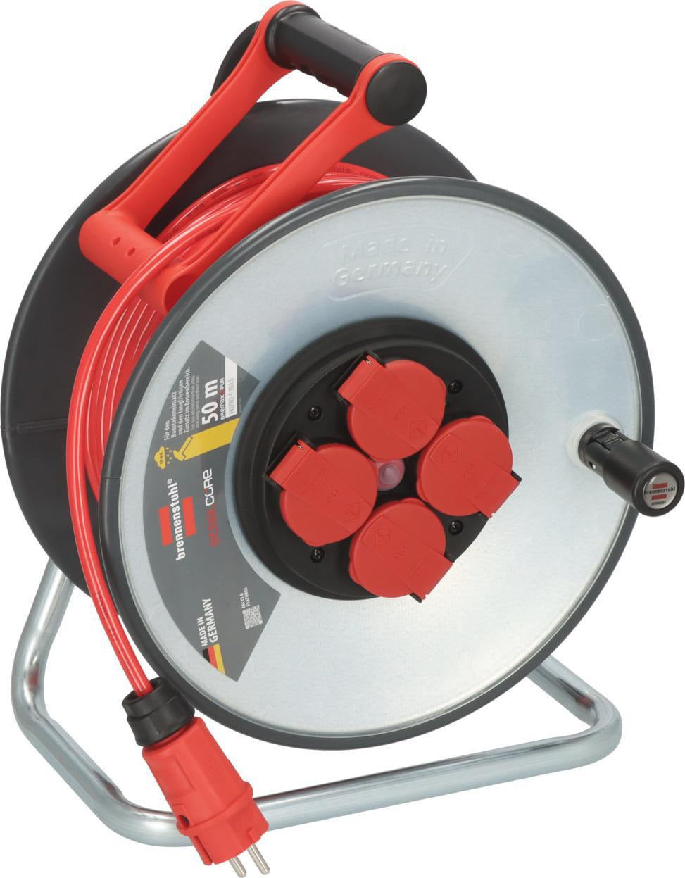 Brennenstuhl Kabeltrommel SC 2200 25m H07RN-F 3x2,5mm² IP44 – 4 Steckdosen