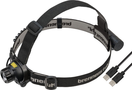 BRENNENSTUHL Akku-LED-Kopflampe SL 401 AF 400 lm IP44 mit Infrarot-Sensor und Rotlicht