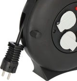 BRENNENSTUHL Kabelbox 15m H05VV-F 3x1,5 mm² mit 4 Schutzkontaktsteckdosen und Überhitzungsschutz