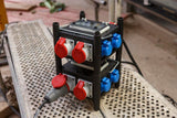 BRENNENSTUHL Stromverteiler 400V/16 A – 3xCEE400V + 3x230V, IP44, mobiler Endverteiler