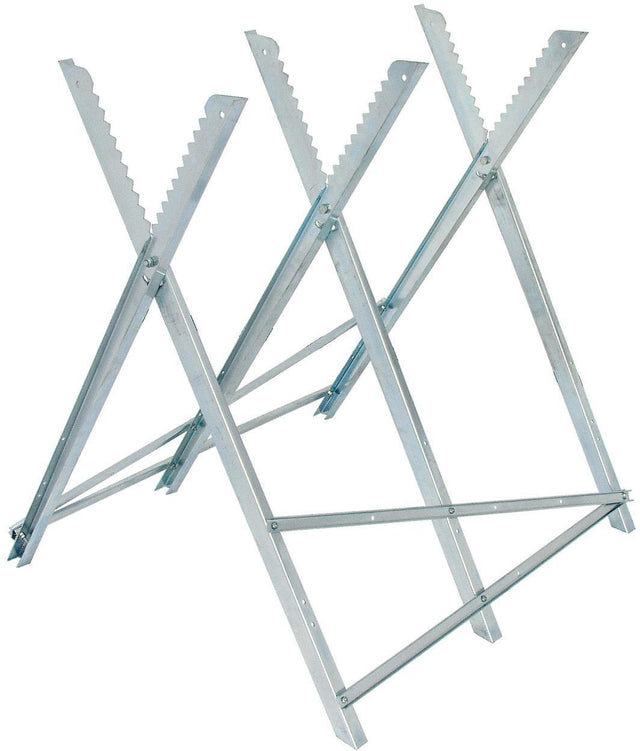 Brennenstuhl Sägebock MB 150S – galvanisch verzinkter Stahl, max. 150 kg, zusammenfaltbar
