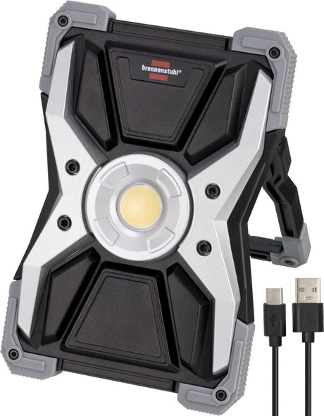 BRENNENSTUHL Akku-LED-Strahler RUFUS 30 W 3000 lm IP65 mit Powerbank-Funktion