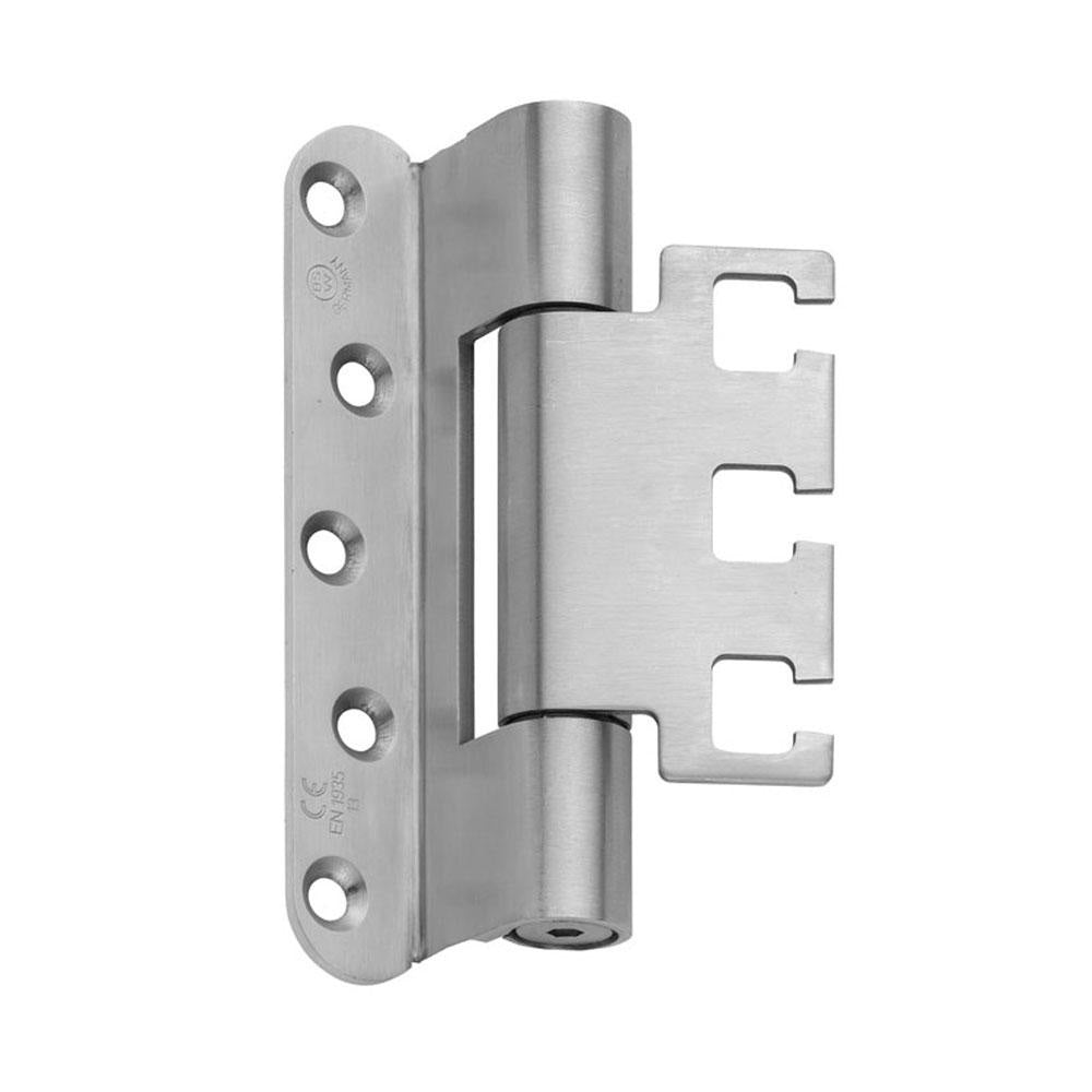 BSW Objektband VZX Edelstahl 120 kg – verdeckt liegend, DIN L/R, 20 mm Rolle