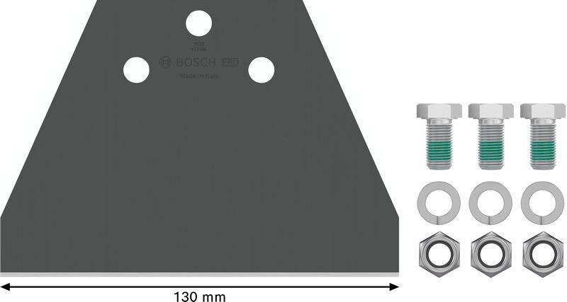 BOSCH Ersatzklinge für PRO Floor Scraper B 130 mm SDS plus – Passend zu Fliesenmeißel 8004 257 488 + 8004 257 491