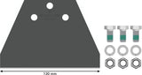 BOSCH Ersatzklinge für PRO Floor Scraper B 130 mm SDS plus – Passend zu Fliesenmeißel 8004 257 488 + 8004 257 491