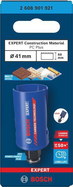 Bosch Lochsäge EXPERT Construction Material 68 mm, Schnitttiefe 60 mm, Power Change Plus