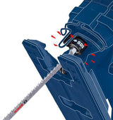 BOSCH Stichsägeblatt T 321 AF für schnelle Metallschnitte, 132 mm, BIM, 5 Stück pro Karte