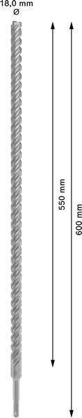 Bosch Hammerbohrer PRO SDS plus-5X, Ø 10,0 mm, Arbeitslänge 100 mm, SDS plus, Vierschneider für Stahlbeton
