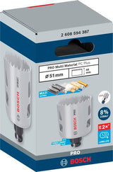 Bosch Lochsäge PRO Multi Material PC Plus 102 mm – HSS mit 8% Kobalt für Stahl und Trockenbau