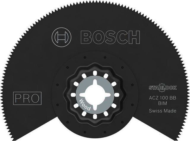 BOSCH Segmentsägeblatt PRO ACZ 100 BB Ø 100 mm Starlock für präzise Holzschnitte