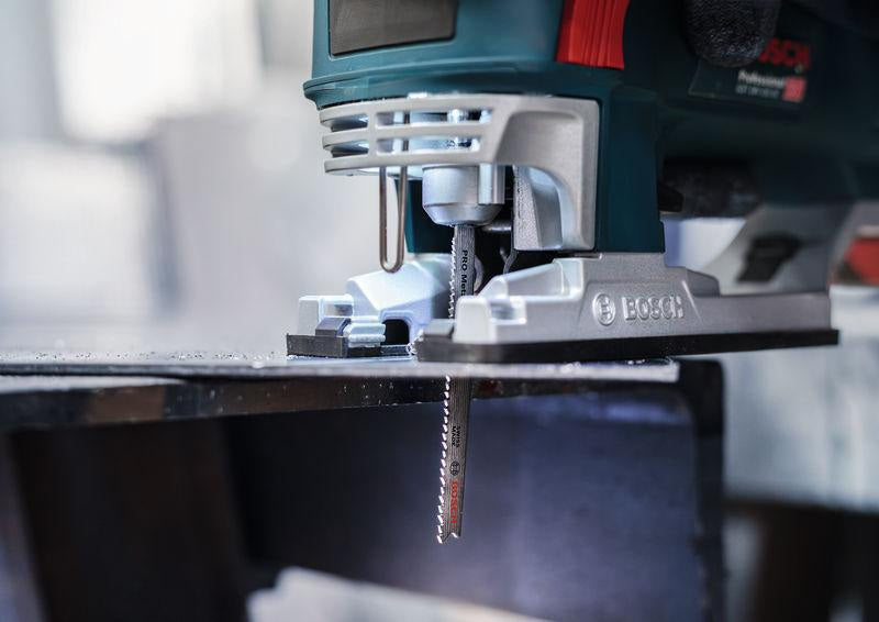 BOSCH Stichsägeblatt T 118 G HSS 5er-Pack für Metall und Buntmetall