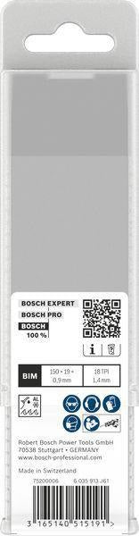 Bosch Säbelsägeblatt S 1122 EF, 225 mm, Bi-Metall, 5 Stück, für Metall und Rohre