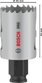 Bosch Lochsäge PRO Multi Material PC Plus 102 mm – HSS mit 8% Kobalt für Stahl und Trockenbau